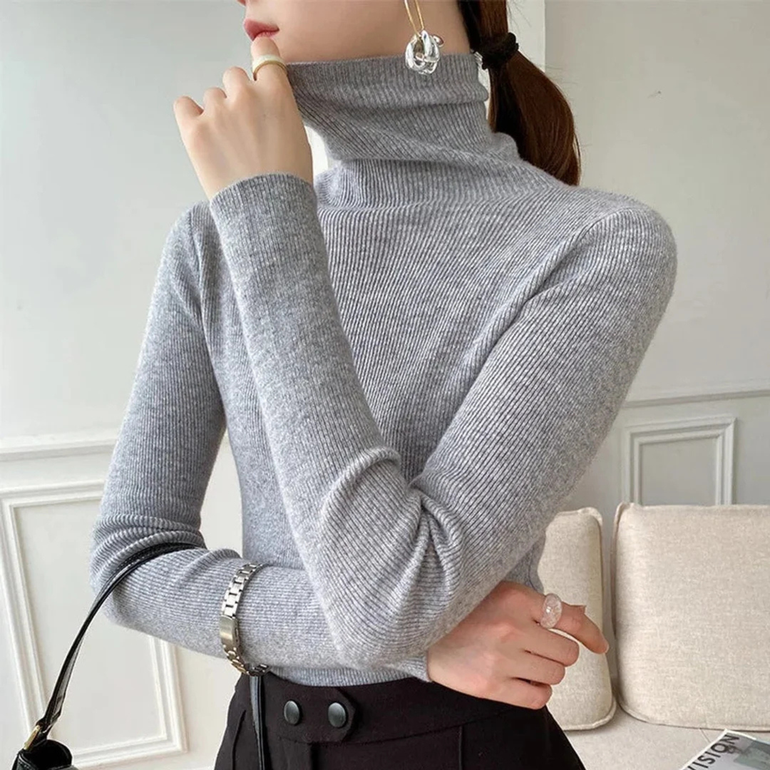 Emma | Elegant Cashmere Turtleneck Jumper for Women