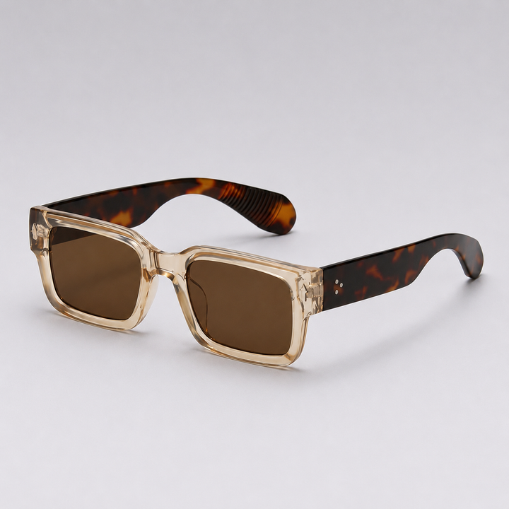 Retro Square Sunglasses – Thick Frame