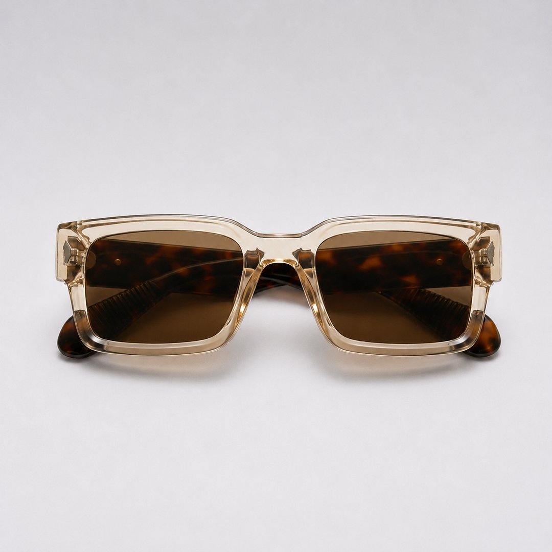 Retro Square Sunglasses – Thick Frame