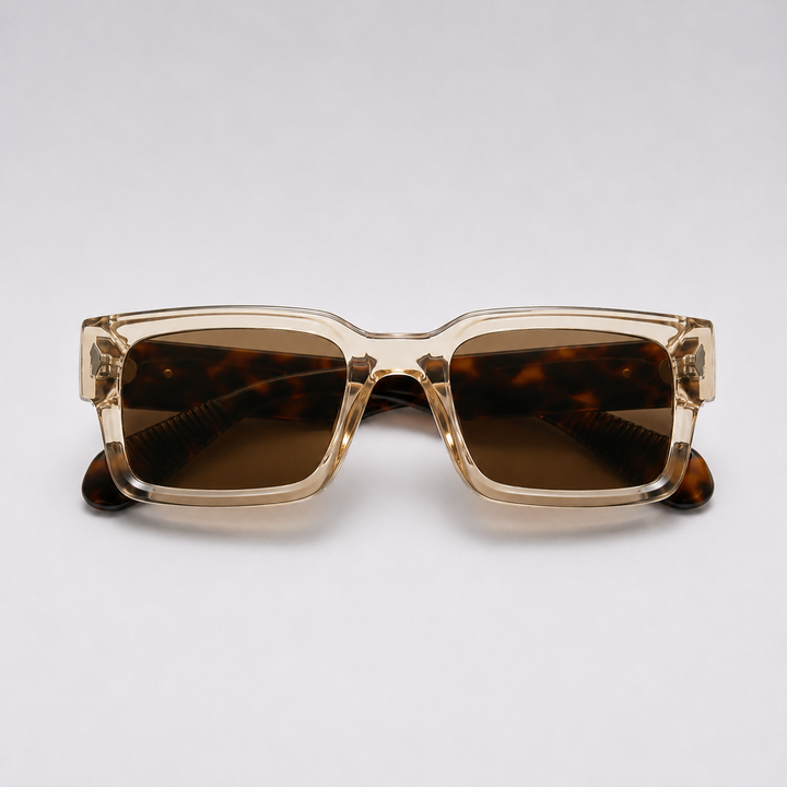 Retro Square Sunglasses – Thick Frame