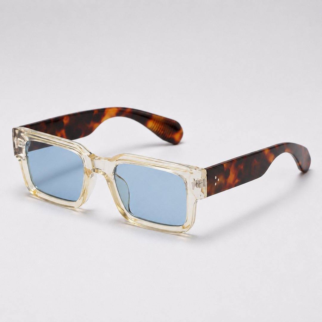 Retro Square Sunglasses – Thick Frame