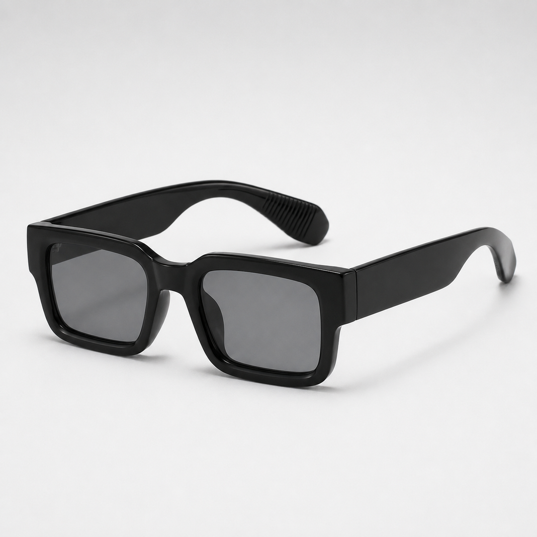 Retro Square Sunglasses – Thick Frame