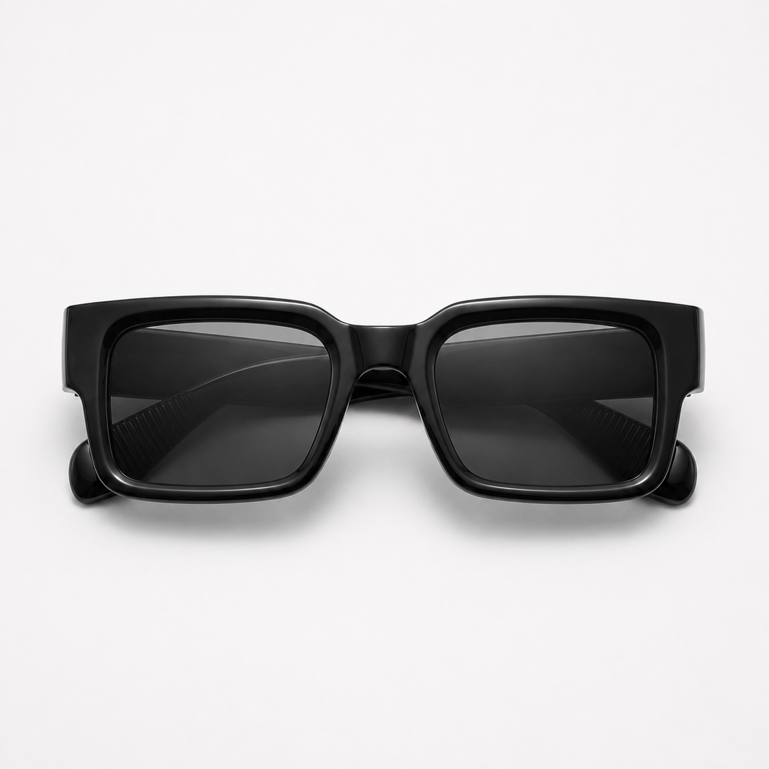 Retro Square Sunglasses – Thick Frame