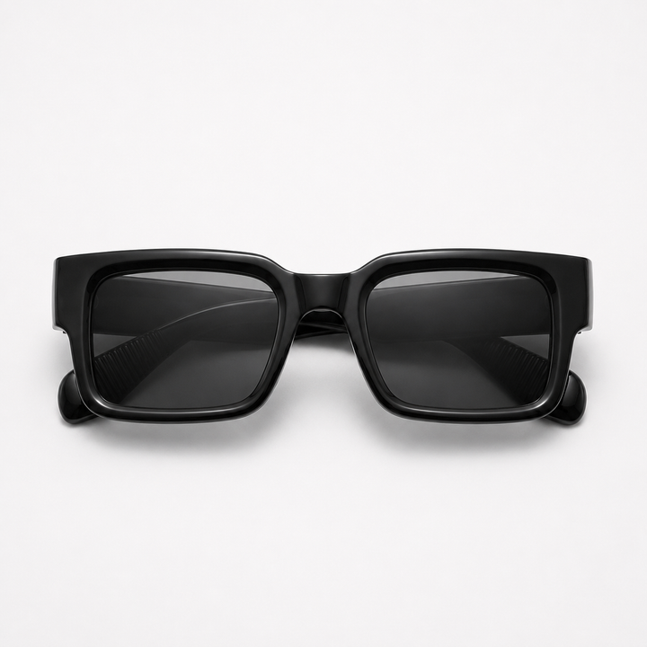 Retro Square Sunglasses – Thick Frame