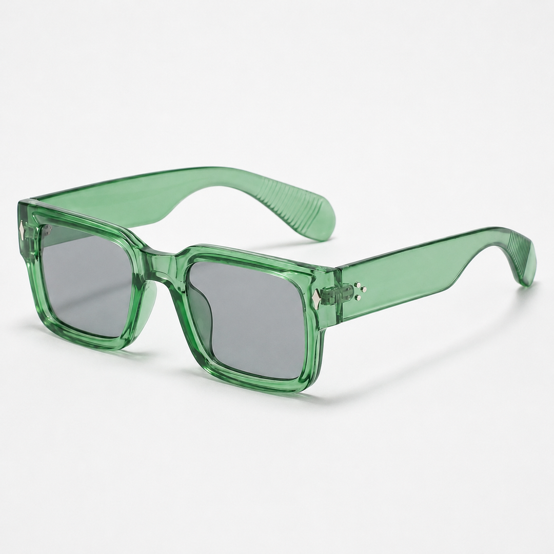 Retro Square Sunglasses – Thick Frame