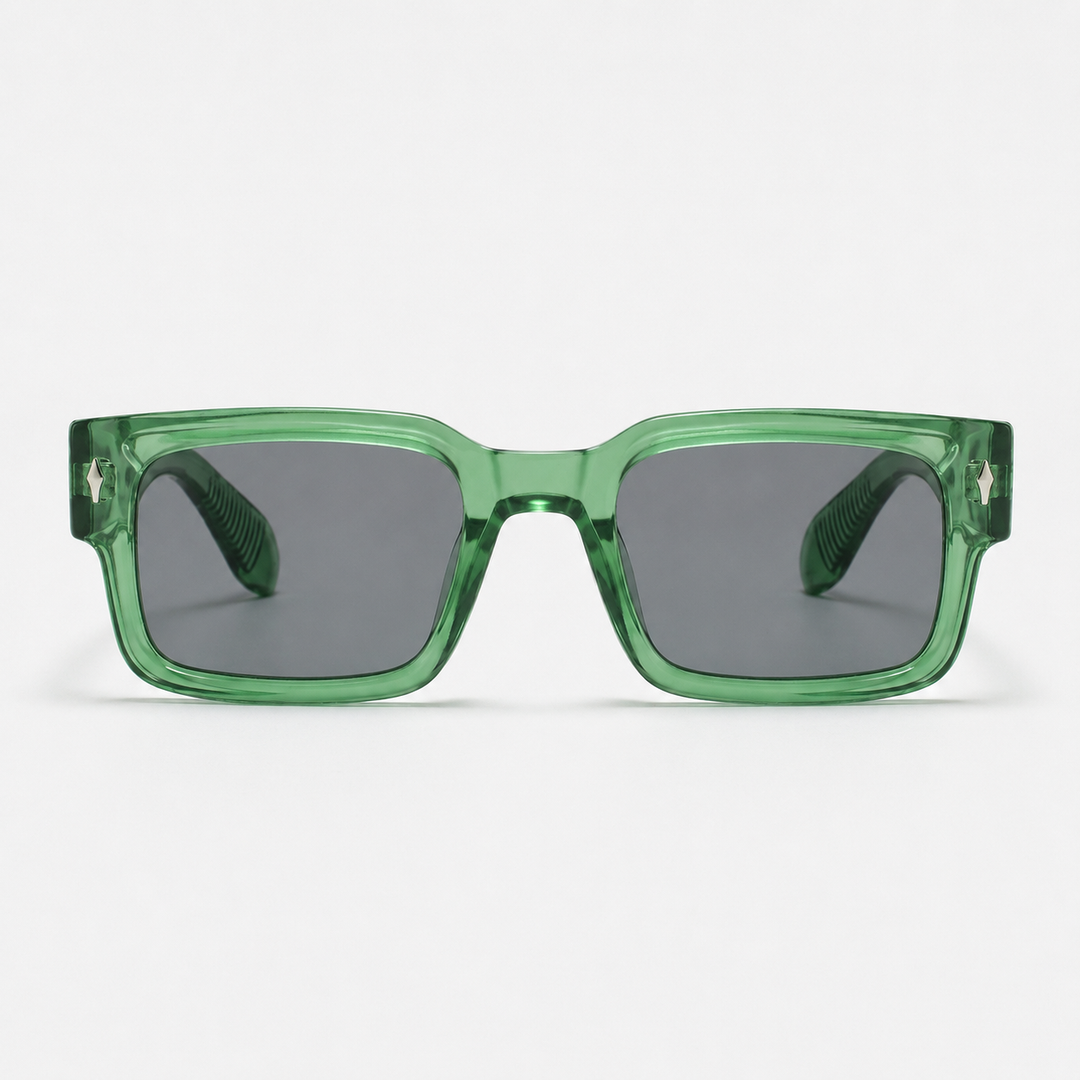Retro Square Sunglasses – Thick Frame