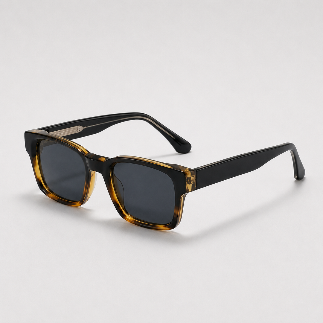 Retro Rectangular Sunglasses – Bold Frame