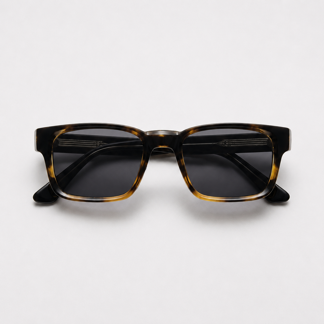 Retro Rectangular Sunglasses – Bold Frame
