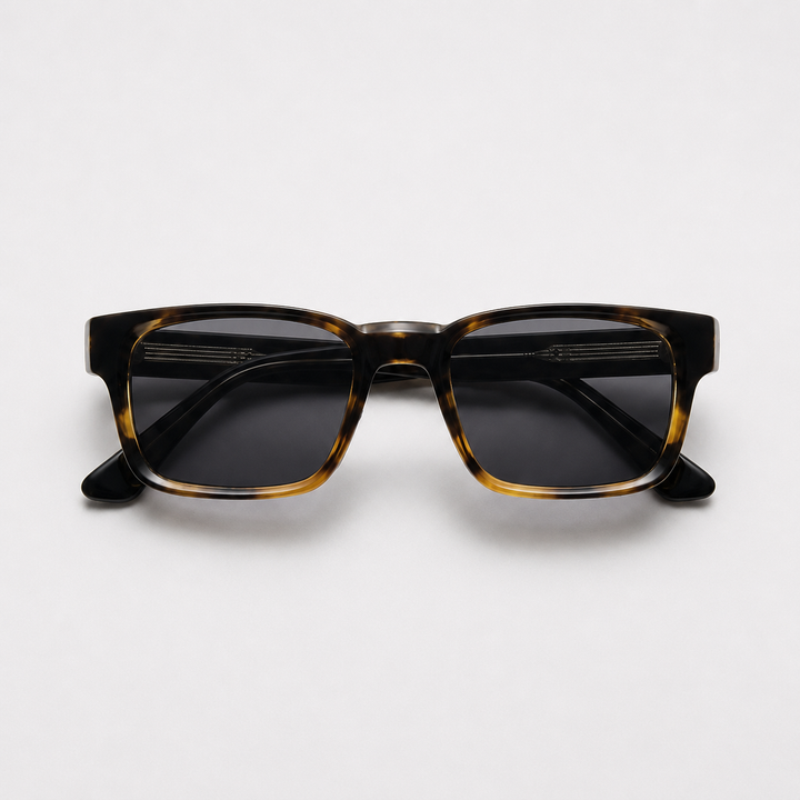 Retro Rectangular Sunglasses – Bold Frame