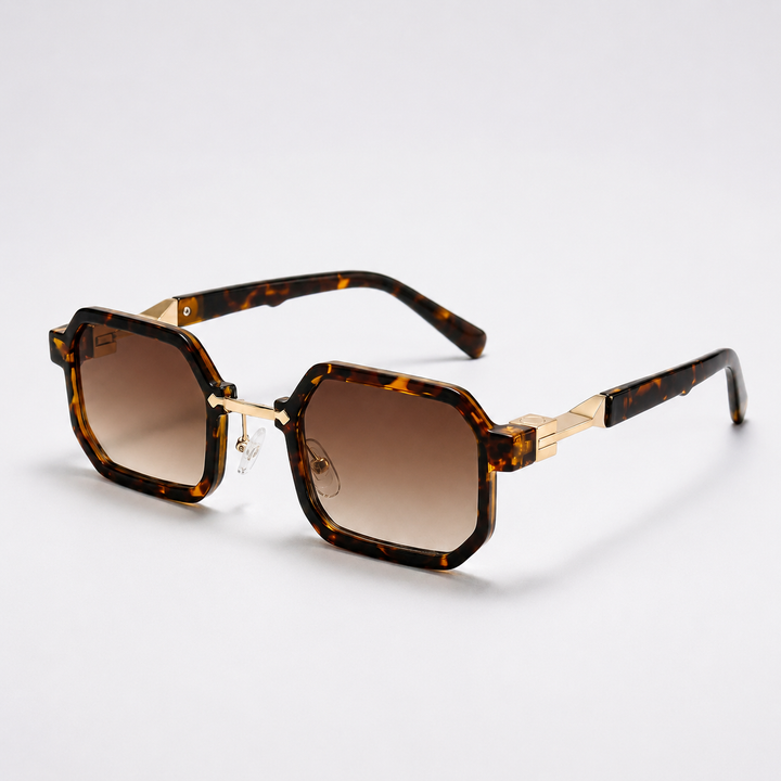 Bold Geometric Sunglasses – Octagonal Frame