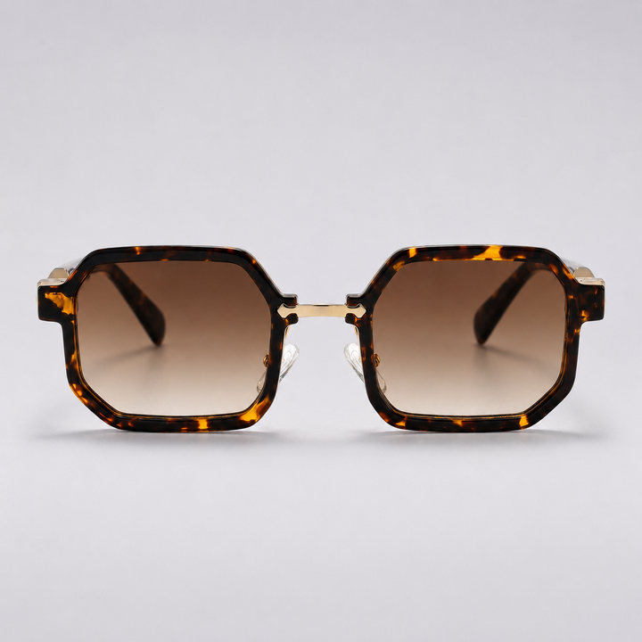 Bold Geometric Sunglasses – Octagonal Frame