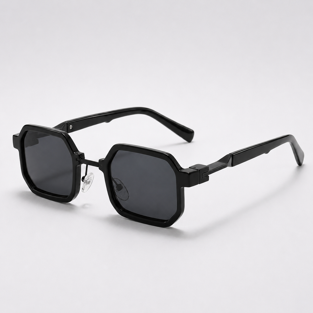 Bold Geometric Sunglasses – Octagonal Frame