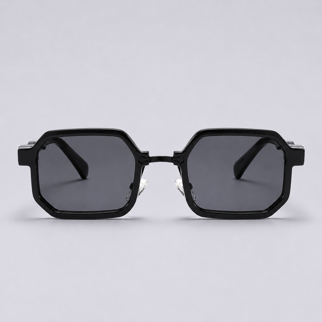 Bold Geometric Sunglasses – Octagonal Frame