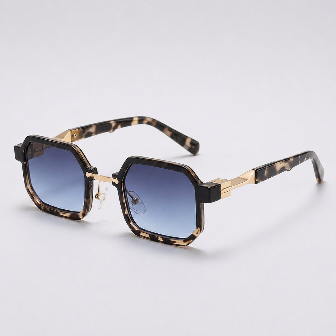 Bold Geometric Sunglasses – Octagonal Frame
