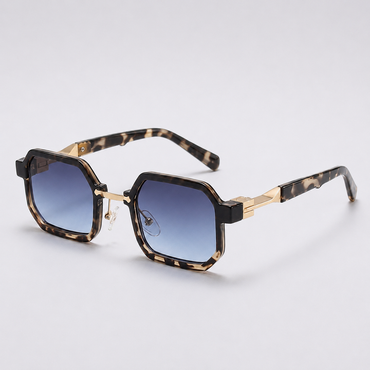 Bold Geometric Sunglasses – Octagonal Frame