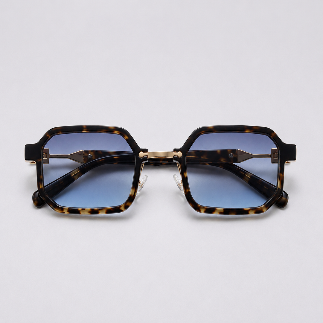 Bold Geometric Sunglasses – Octagonal Frame
